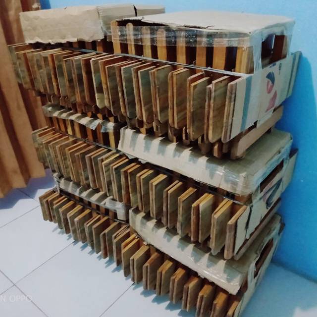 Meja Lipat Kayu Jati Asli