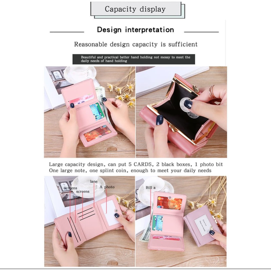 ♥TMALL88♥ Dompet wanita import mini F60 C8 / Dompet Lipat Wanita