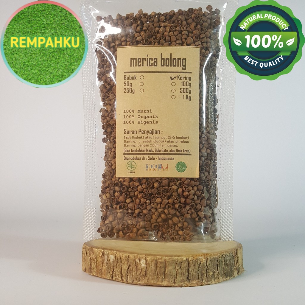 

MERICA BOLONG BUBUK 250 GRAM - Melaleuca Leucadendra - MURNI - J