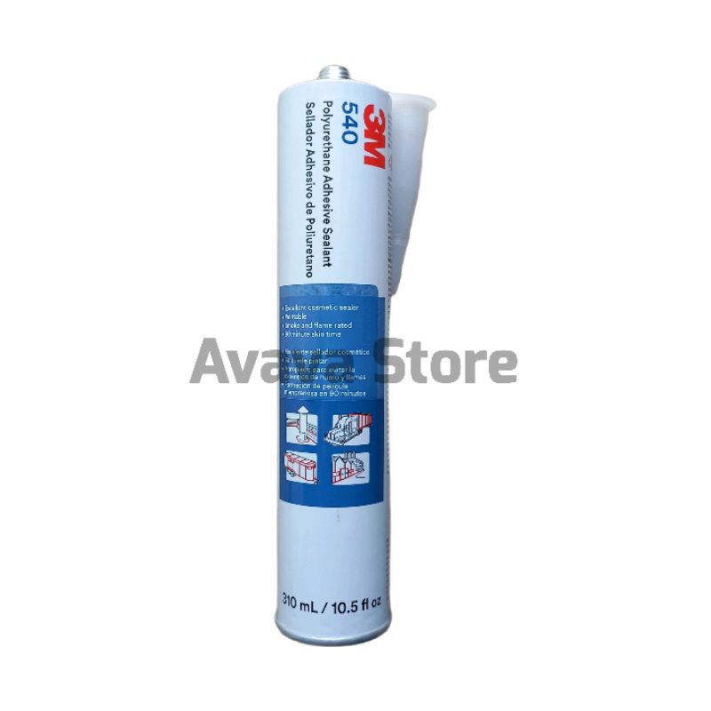 3M 540 lem kaca polyurethane adhesive sealant