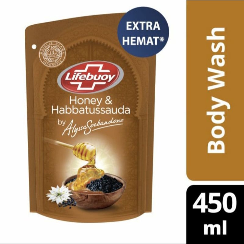 Lifebuoy Sabun Cair Honey & Habbatussauda 450ml