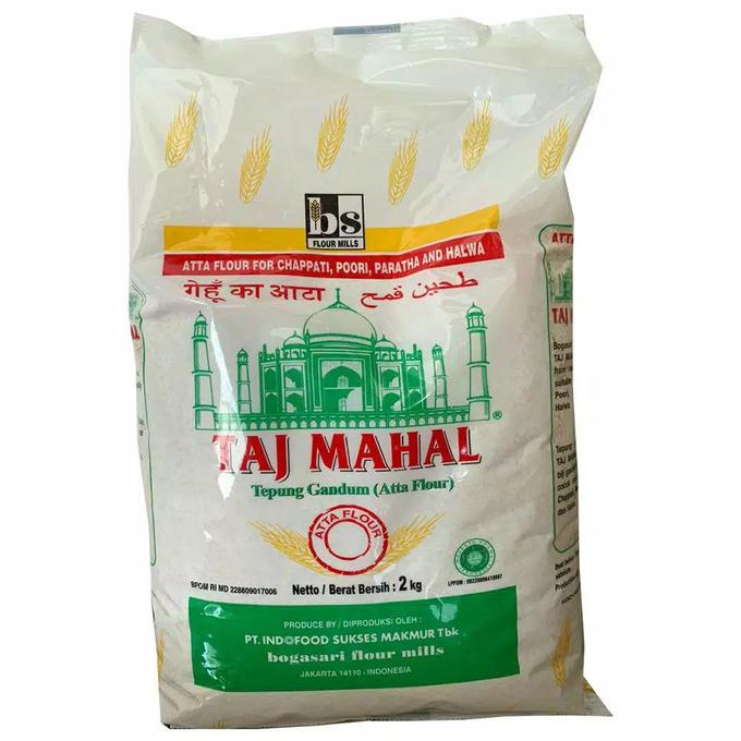 

Taj Mahal Tepung gandum (Atta Flour) 2Kg