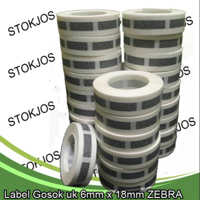 

Label Gosok Voucher ukuran 6mmx18mm ZEBRA