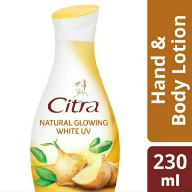 Citra bengkoang dan grean tea body lotion natural glowing white uv 210ml