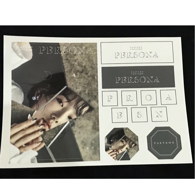 Taeyeon PERSONA sticker - From Global Package