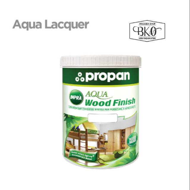 Impra laquer gloss waterbased cat propan  pernis  kayu  gloss 