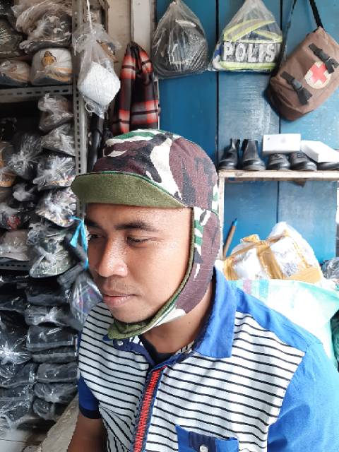 Topi loreng model jepang/topi mancing loreng