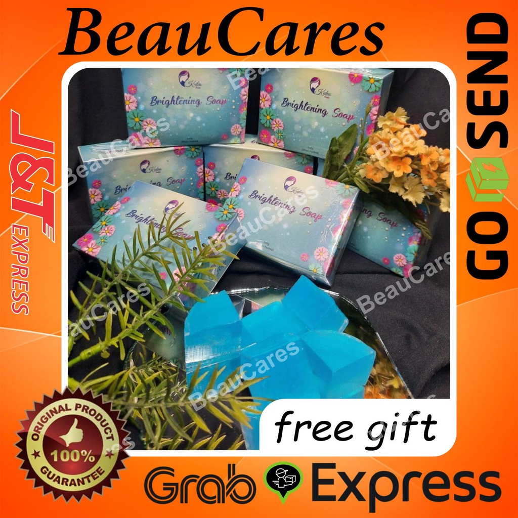 BRIGHTENING SOAP SABUN KEDAS BEAUTY ORIGINAL PEMBERSIH WAJAH WANITA 100% ORIGINAL/SABUN ASLI KEDAS B
