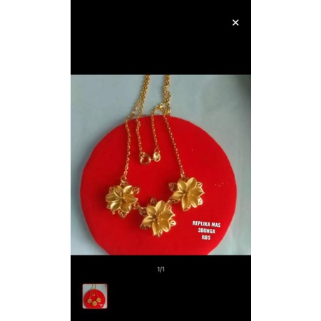 Kalung replika emas model kendari ,mewah,cantik,