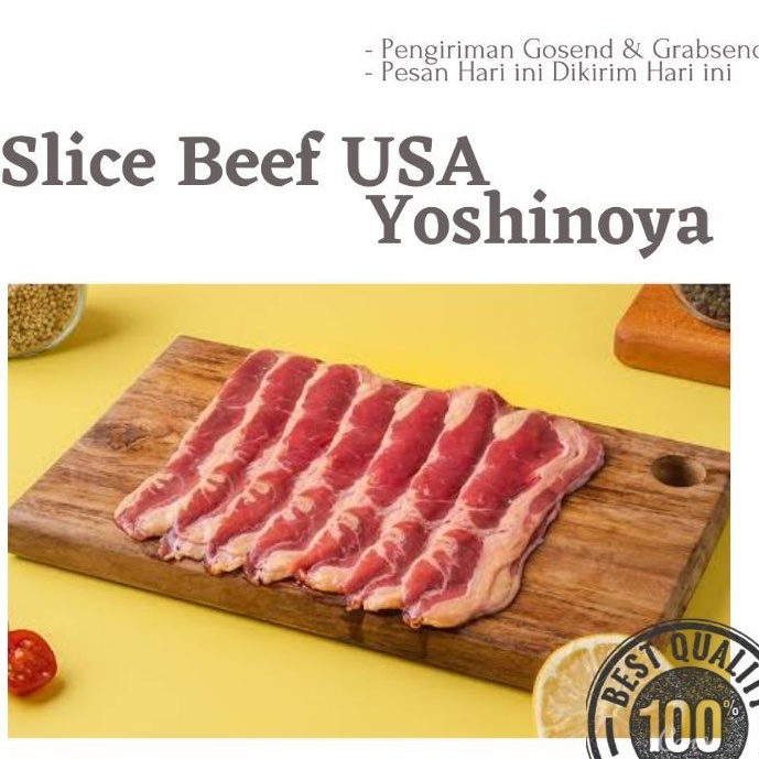 

Daging Slice Yoshinoya USA 500gr Serang Kota