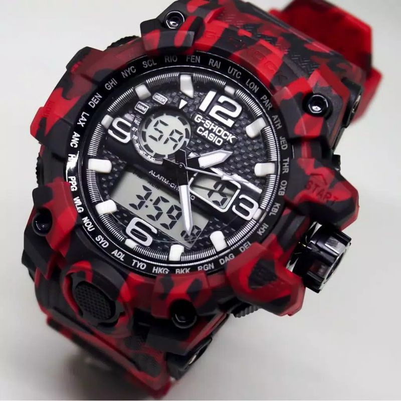 JAM TANGAN PRIA GANTENG, G-SHOCK GWG 1000 LORENG ARMY SUPER