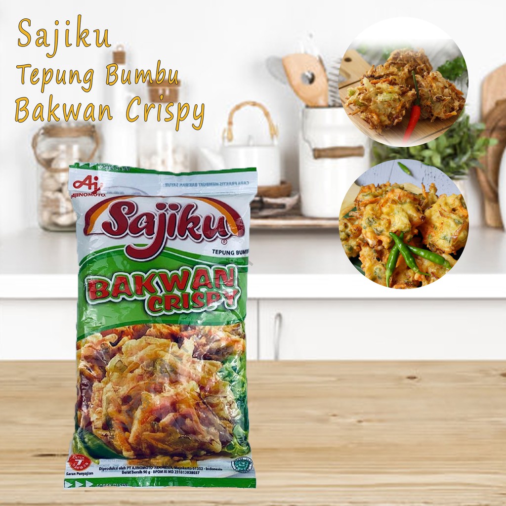 TEPUNG BUMBU * BAKWAN CRISPY * SAJIKU * 90g