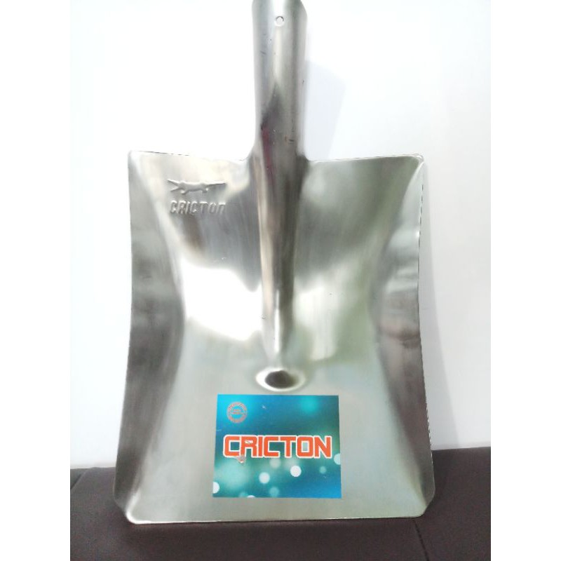 Sekop Rata stainless Tanpa gagang / Kepala sekop Stainless steel CRICTON