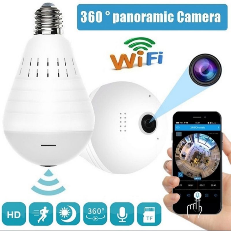 IP Camera CCTV Lampu CCTV Camera IP 360 Camera Night Vision