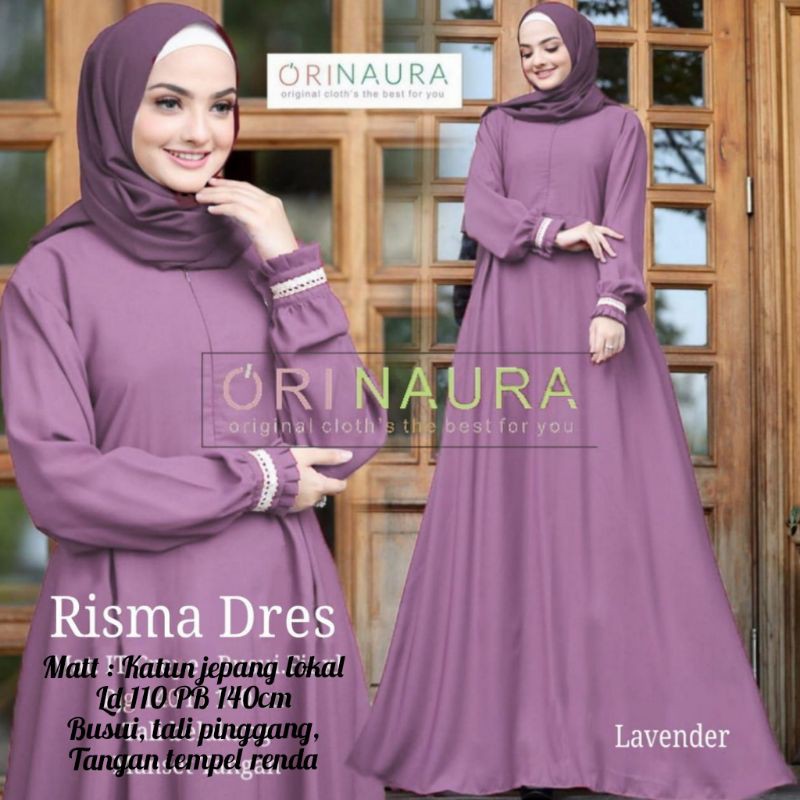 [Bisa bayar ditempat] gamis katun best seller rempel bawah