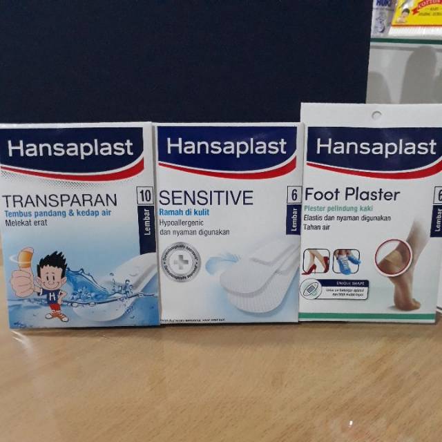 Hansaplast transparan, sensitive, foot plaster