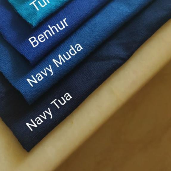 ✷ Bahan Kain Kaos Polos Katun Bambu Spandek (Cotton Bamboo Spandex) ♘