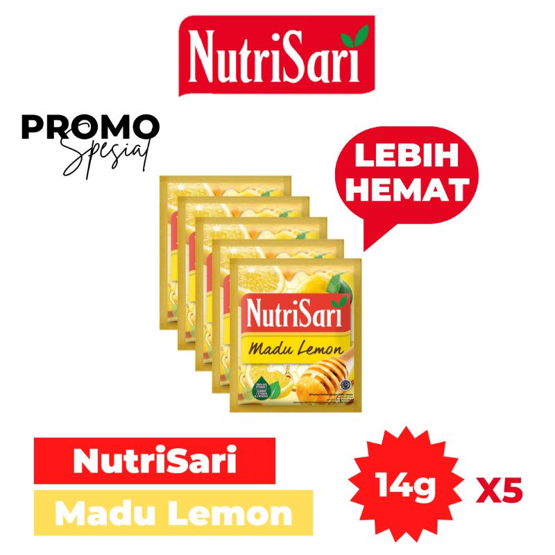 

NUTRISARI MADU LEMON 14 G X 5 SACHET