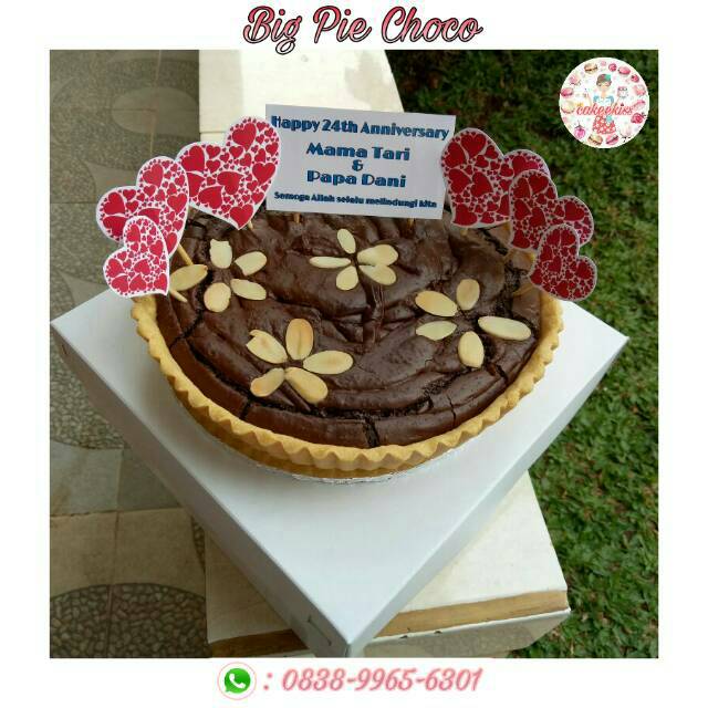 

Big pie choco / kue pie / kue pie coklat / kuepie / piecoklat
