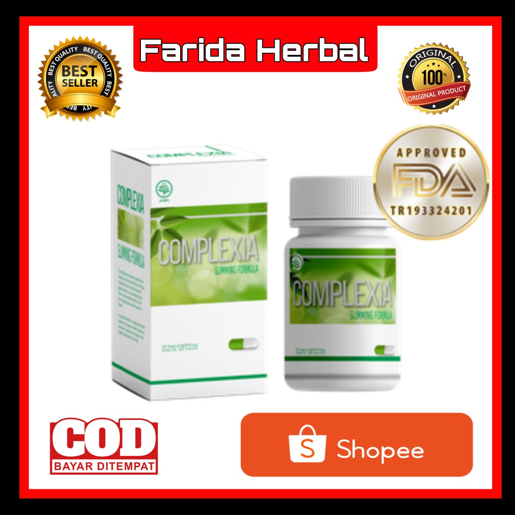 Complexia Obat Pelangsing badan Cepat BPOM - COMPLEXIA