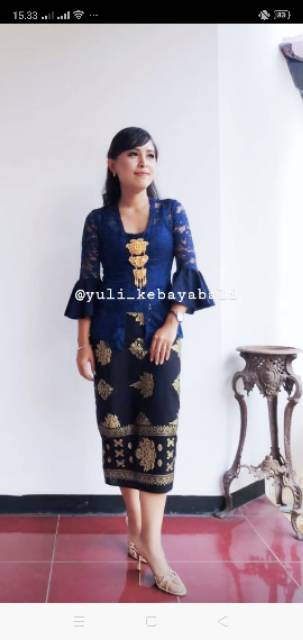 Kebaya Bali Modern Lengan Lonceng | kebaya kondangan wisuda