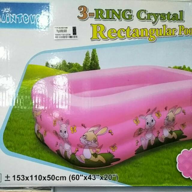 Sainteve 3 ring crystal rectangular pool