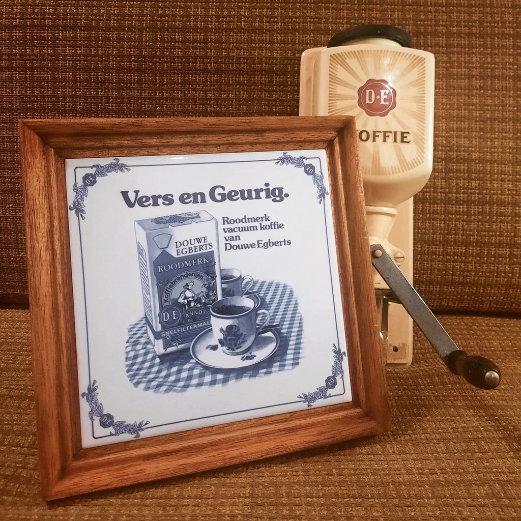 

Iklan Vintage Tegel Delft Holland Douwe Egberts