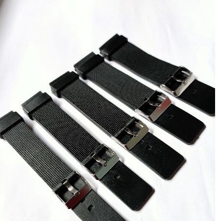 tali jam tangan karet BENETON ukuran 18mm-20mm-22mm-24mm-26mm murah harga grosir