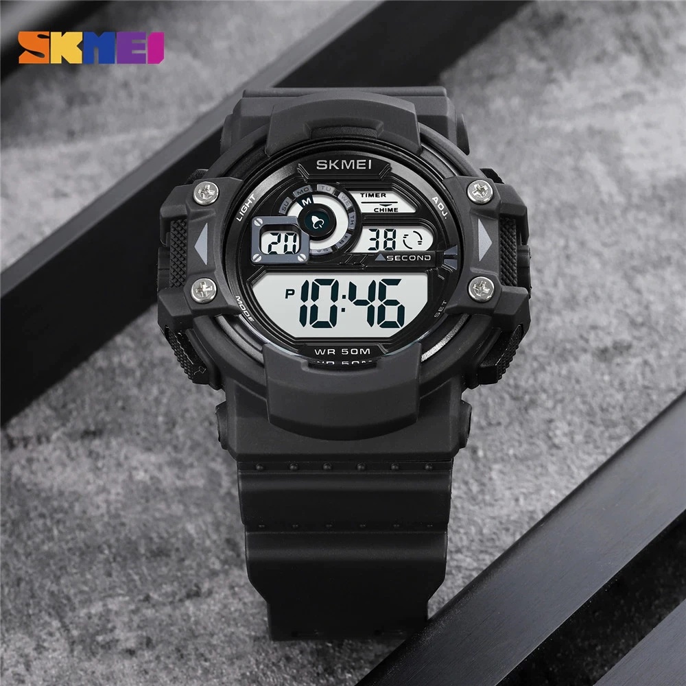 Jam Tangan Pria Digital LED 1778 Digital anti air Original SKMEINDONESIA