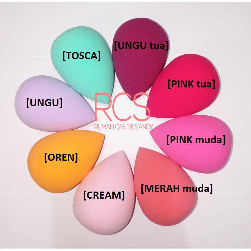 [ MODEL TELUR ] SPONGE, SPONS BEAUTY BLENDER EGG - VOV - BUSA MAKE UP