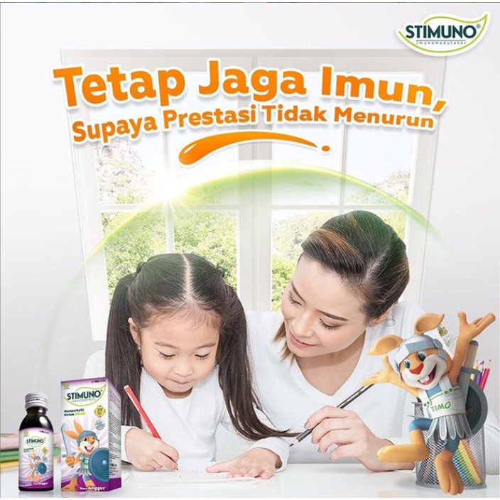 ORIGINAL Stimuno Syrup 60ml &amp; 100ml / Vitamin Anak Sirup / LEDI MART