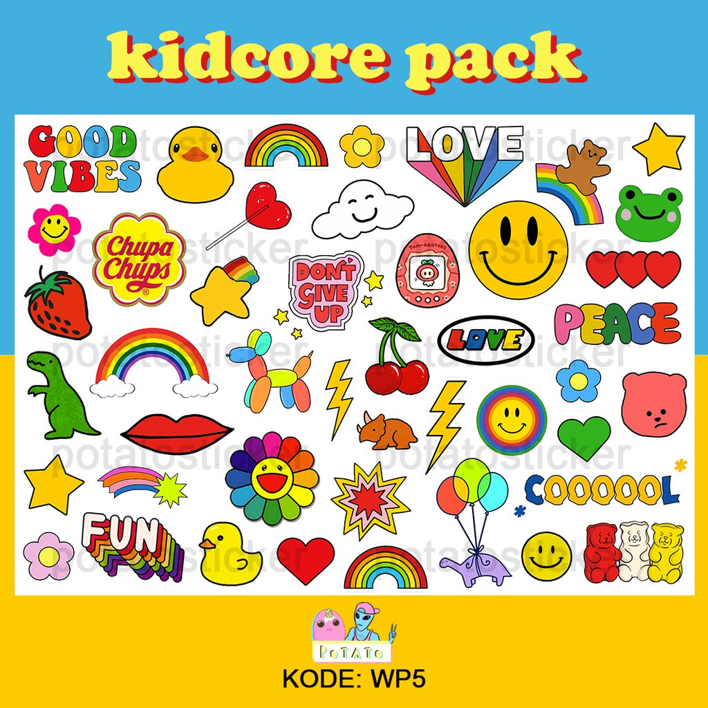 kidcore sticker tumblr untuk hp laptop koper decor kidcore sticker tumblr untuk hp laptop koper decor