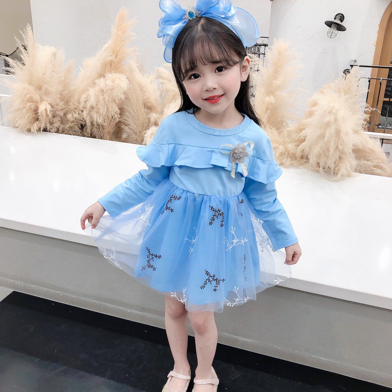 HappyOliver DRESS CLAIRE BRANCH EBV Baju Dress Anak Perempuan Import 6 bulan - 4 TahunBaju /Dress Bayi Perempuan/Gaun Bayi Perempuan/Dress Pesta/Dress Bayi