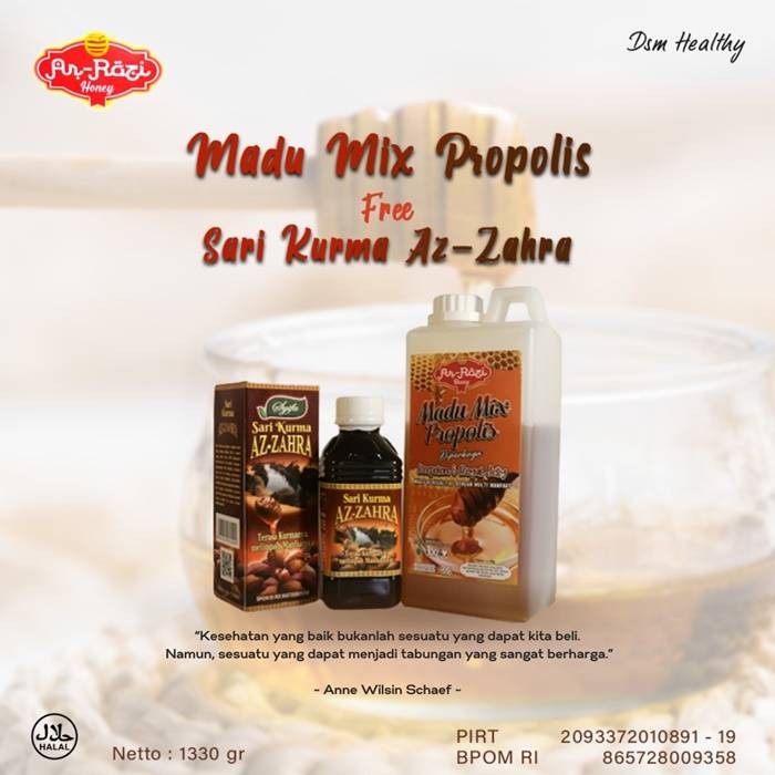 

MADU SARI KURMA PROPOLIS KAYA MANFAAT