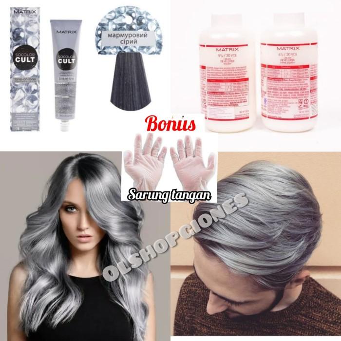 Matrix Socolor Cult As Abu Abu Silver Cat Rambut + Oxydant 135Ml Grey