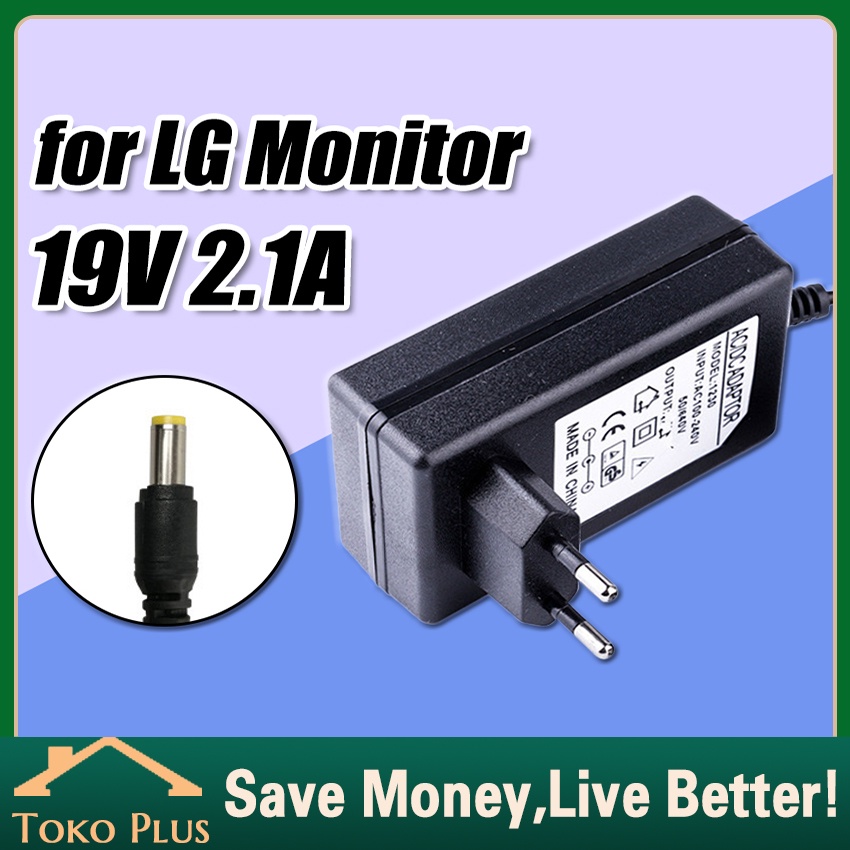 Adaptor charger LCD LED Monitor LG Original 19V - 2.1A Original Adaptor Monitor LCD TV LG 19V 2.1A -