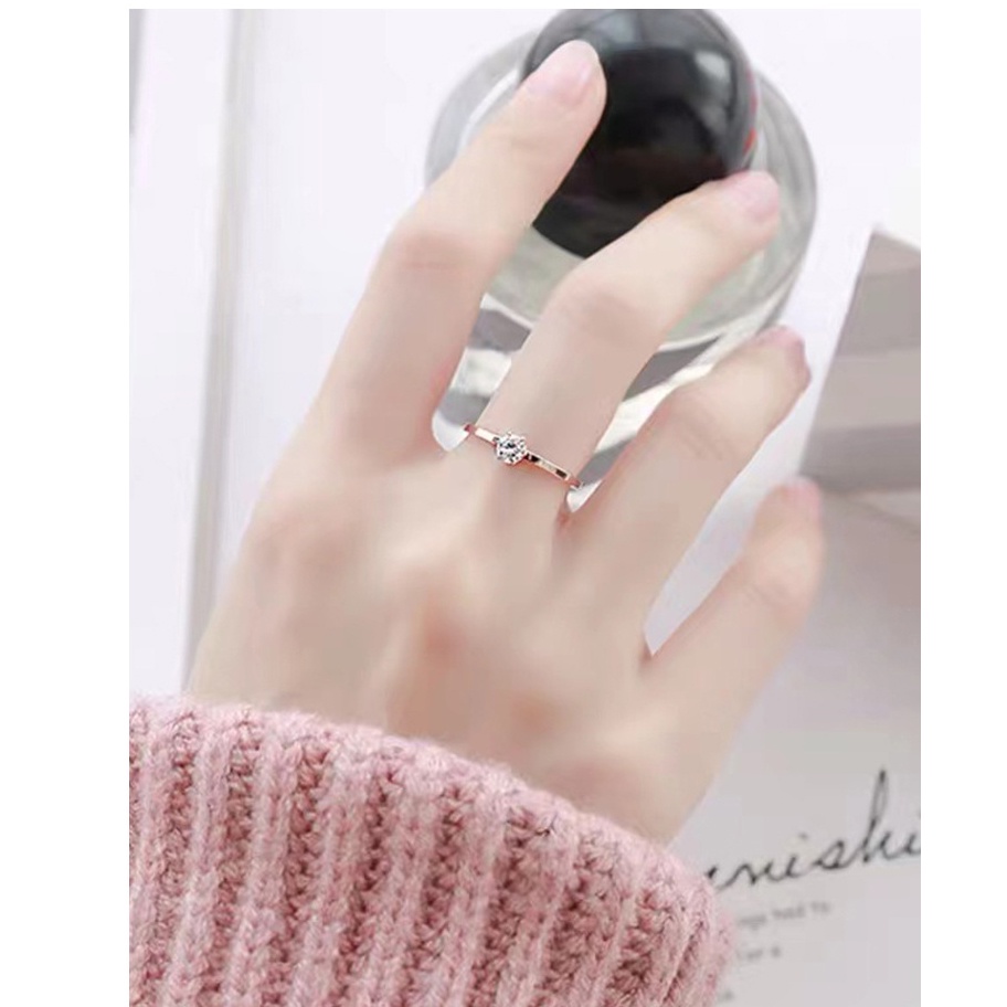 Cincin titanium kawin cincin wanita fashion cincin emas xuping cincin perak