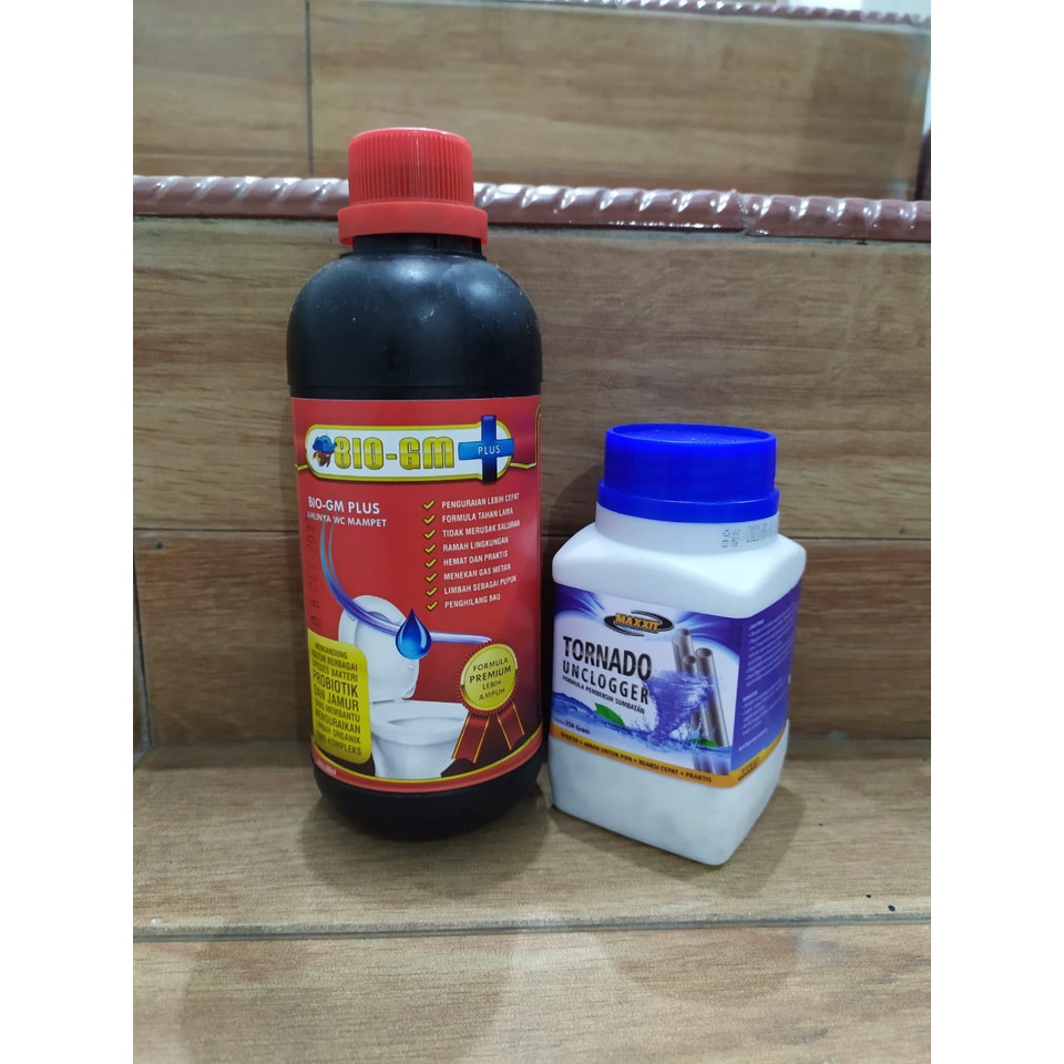 GARANSI 100% Uang Kembali Paket ANTI Mampet BIO GM PLUS Dan MAXXIT TORNADO UNCLOGGER