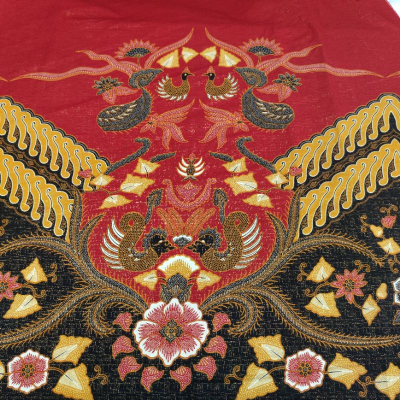 Kain Batik Katun Premium Motif Dengan Benang Emas Untuk Lamaran / Ting Jing / Sarimbitan / Imlek Met