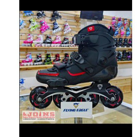 sepatu roda inline skate flying eagle drift 02 black-37