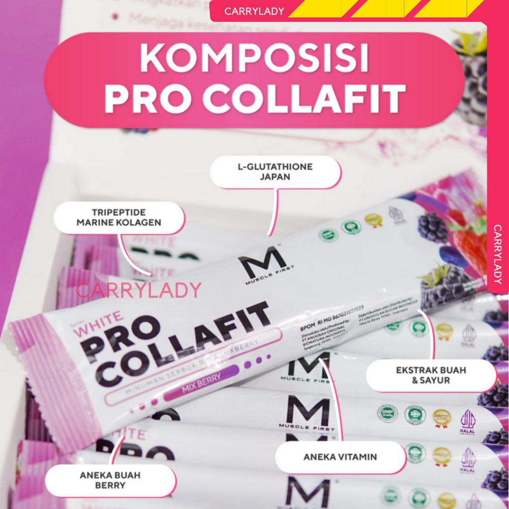 Muscle First Pro CollaFit Sachet Ecer M1 ProCollaFit Collagen Drink Beauty Kecantikan