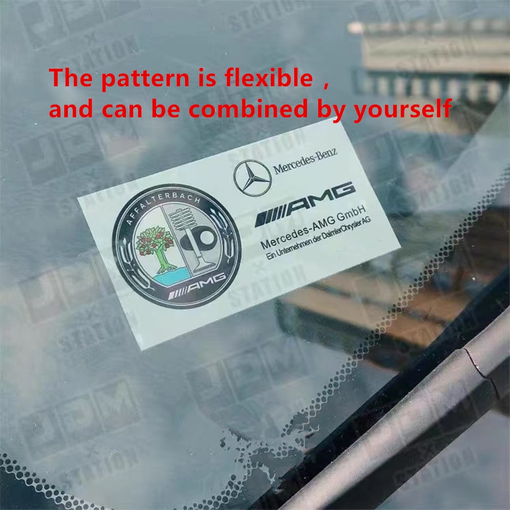 Stiker Reflektif Motif Pohon Apel Untuk Dekorasi Mobil Mercedes Benz AMG W210 W212 E63 W202 W205 W207 GLA GLS