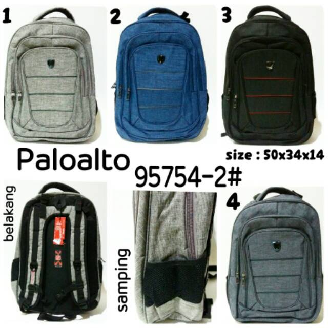 Tas ransel backpack paloalto 95754-2# tas sekolah terbaru dan termurah tas punggung keren