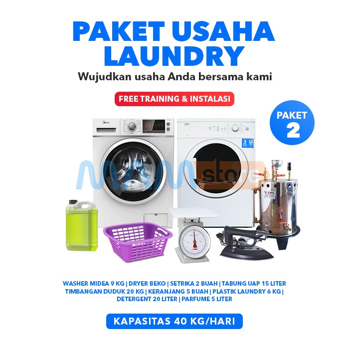 Paket Usaha Laundry Pemula 2 | Shopee Indonesia