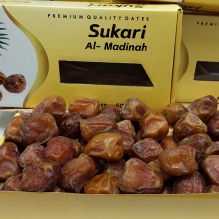 kurma sukari al madinah kemasan Dus 500gr