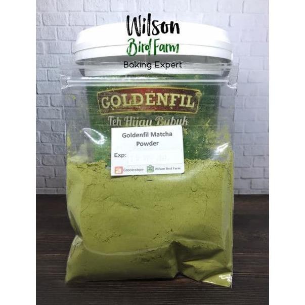 

Teh-Bubuk- Goldenfil Matcha Powder Bubuk Teh Hijau reapack 50 gr -Dijamin-Halal.