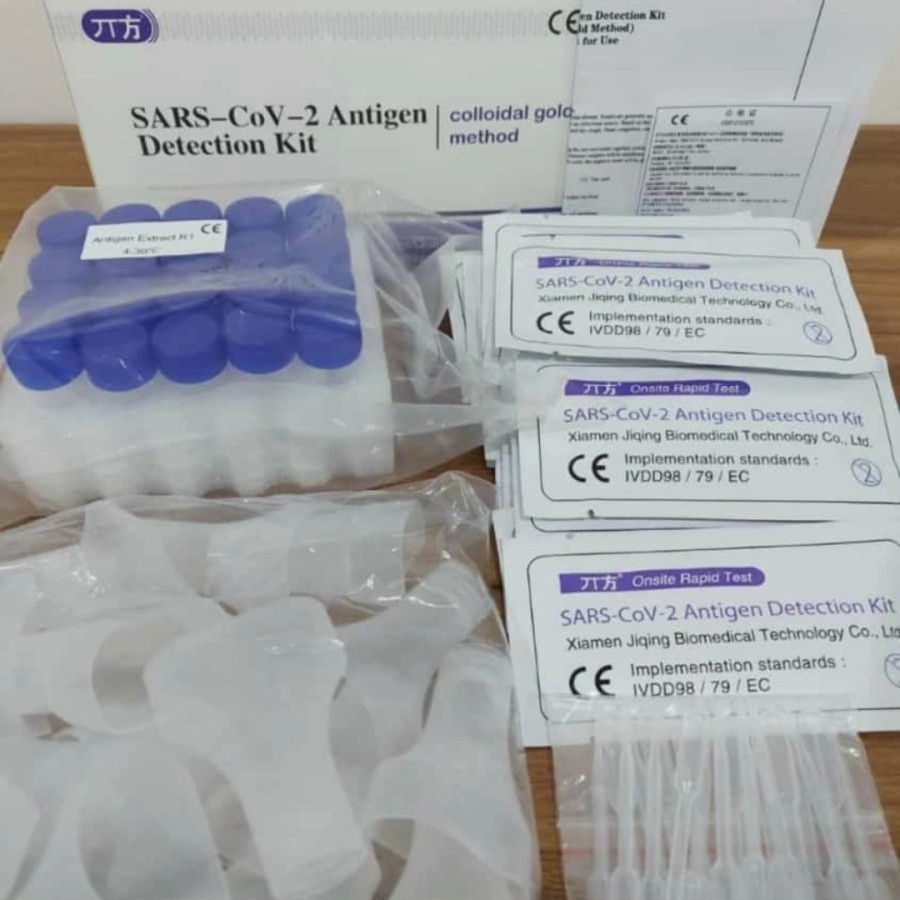 SARS COV 2 AG Detection Kit 1pcs siap pakai (AKURAT)