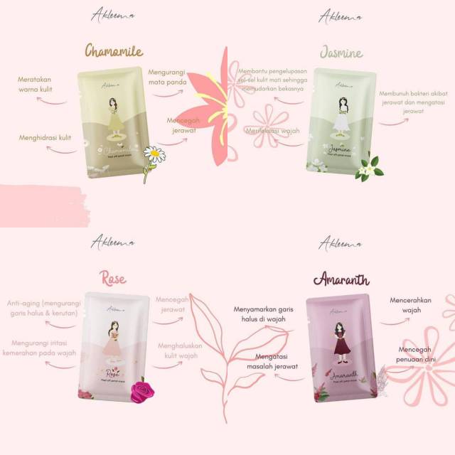 Masker Peel Off Akleema