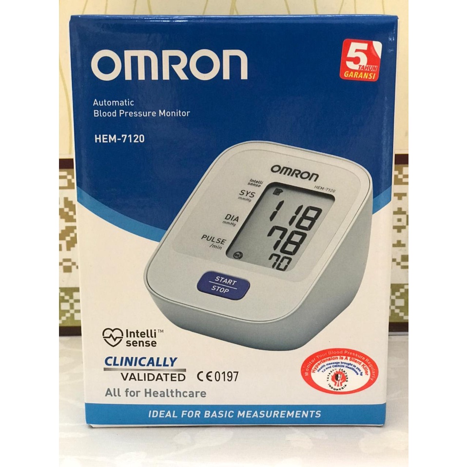 Tensi Darah Omron HEM 7120/Omron Automatic Blood Pressure Monitor Type HEM - 7120 Original/Tensi Meter Digital/Alat Ukur Tekanan Darah/Alat Ukur Tekanan Tensi Darah/Ukur Tekanan Darah/Tensimeter digital Omron