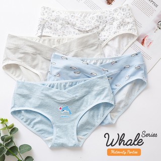 BWS Pregnancy  Underwear celana  dalam  hamil blue whale 